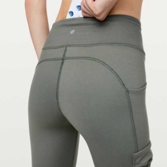 Lululemon Scenic Route 7/8 Tight *25" Grey Sage - Picture 9 of 11